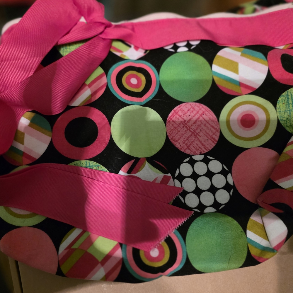 Colorful Polka Dot Tote Bag
